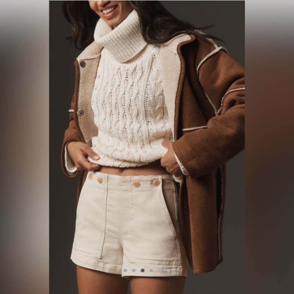 NWT The Kit High-Rise Utility Shorts by Pilcro | 32 - Picture 3 of 15